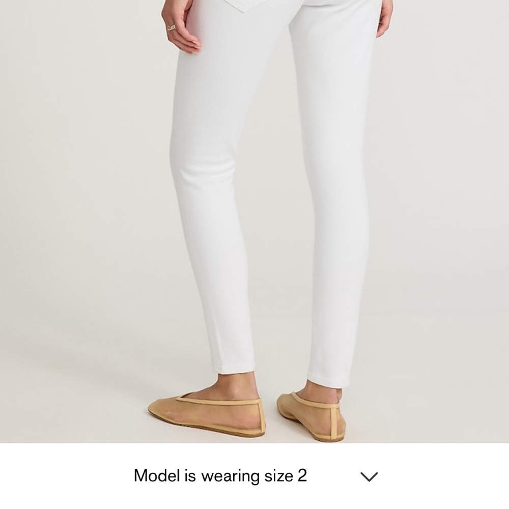 Express White High Rise Jeans - Picture 4 of 4